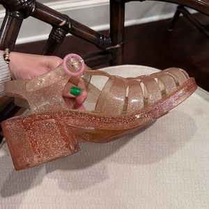 vintage jelly sandals